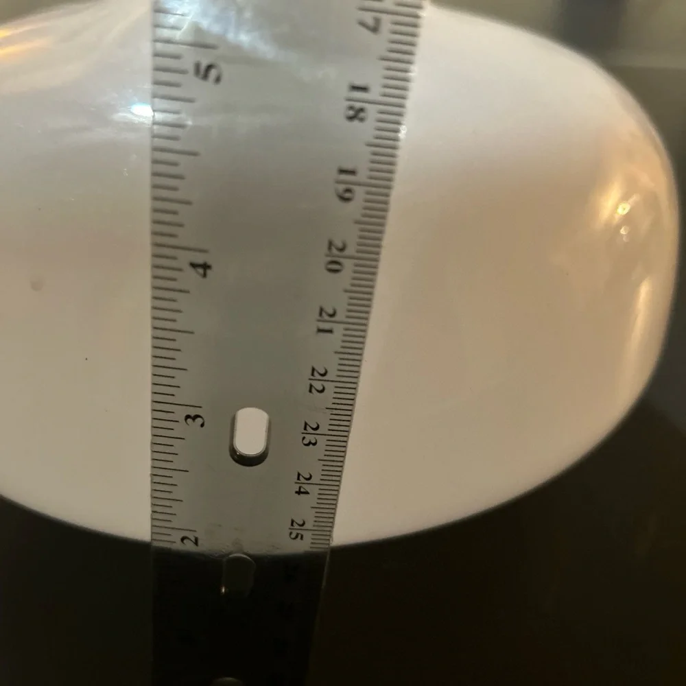 Vintage Milk Glass Round Shade EUC - Picture 4 of 5